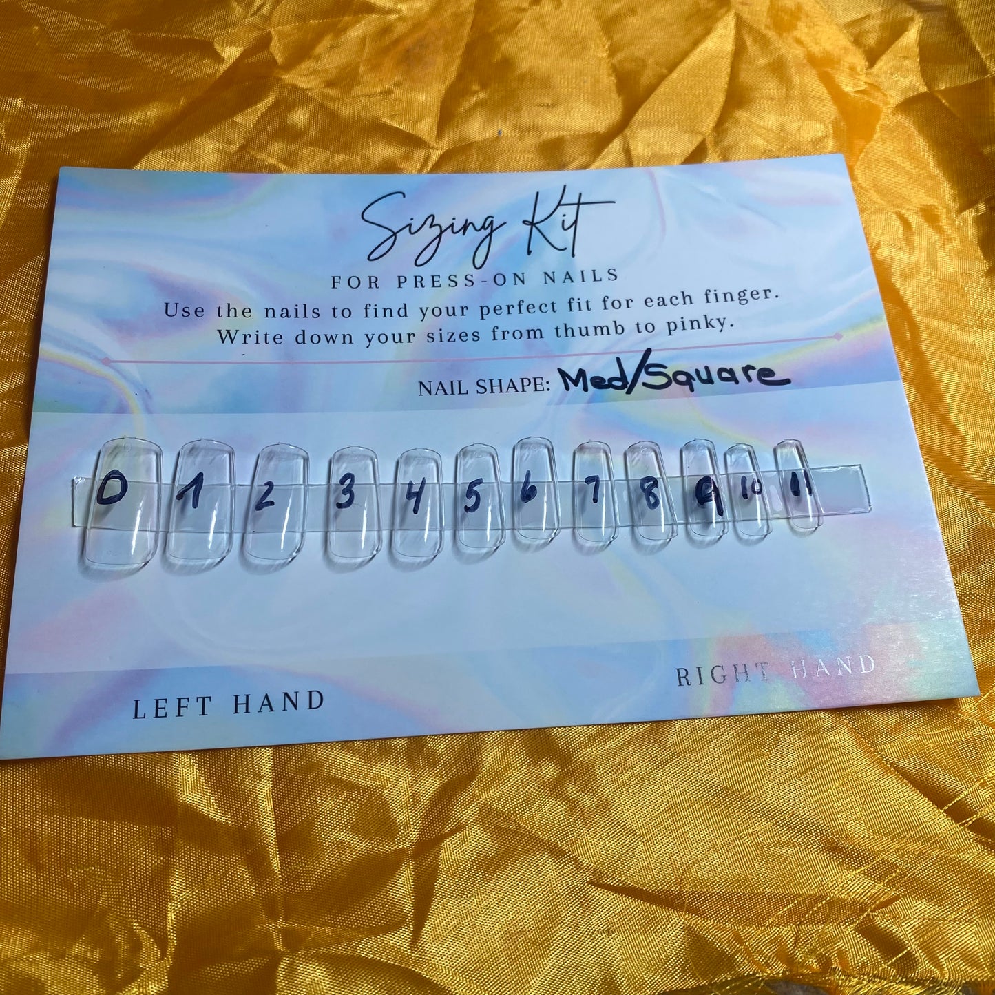 Sizing Kit for Press on Nails