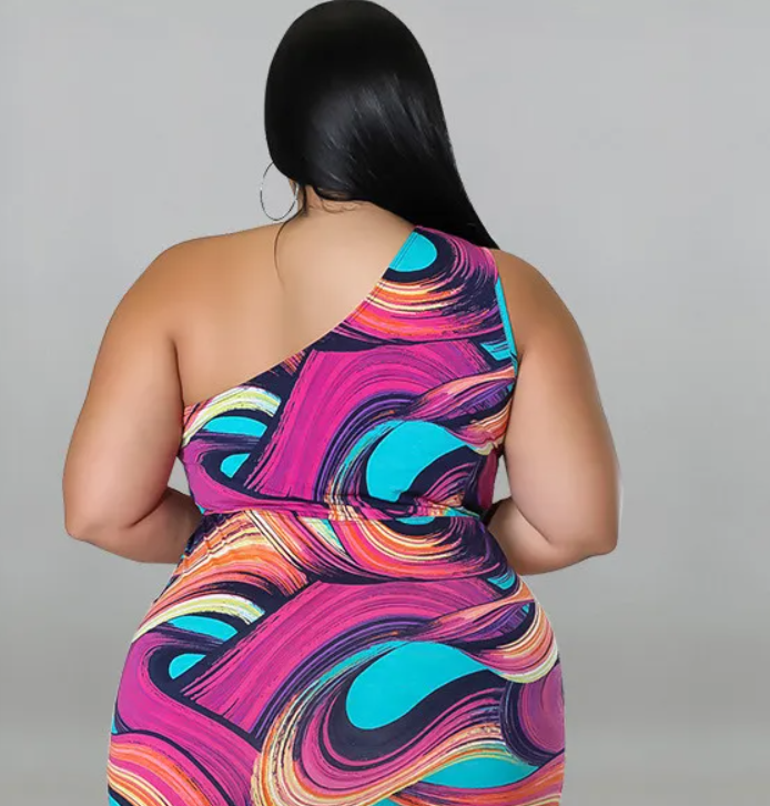 Swirl Pattern Dress