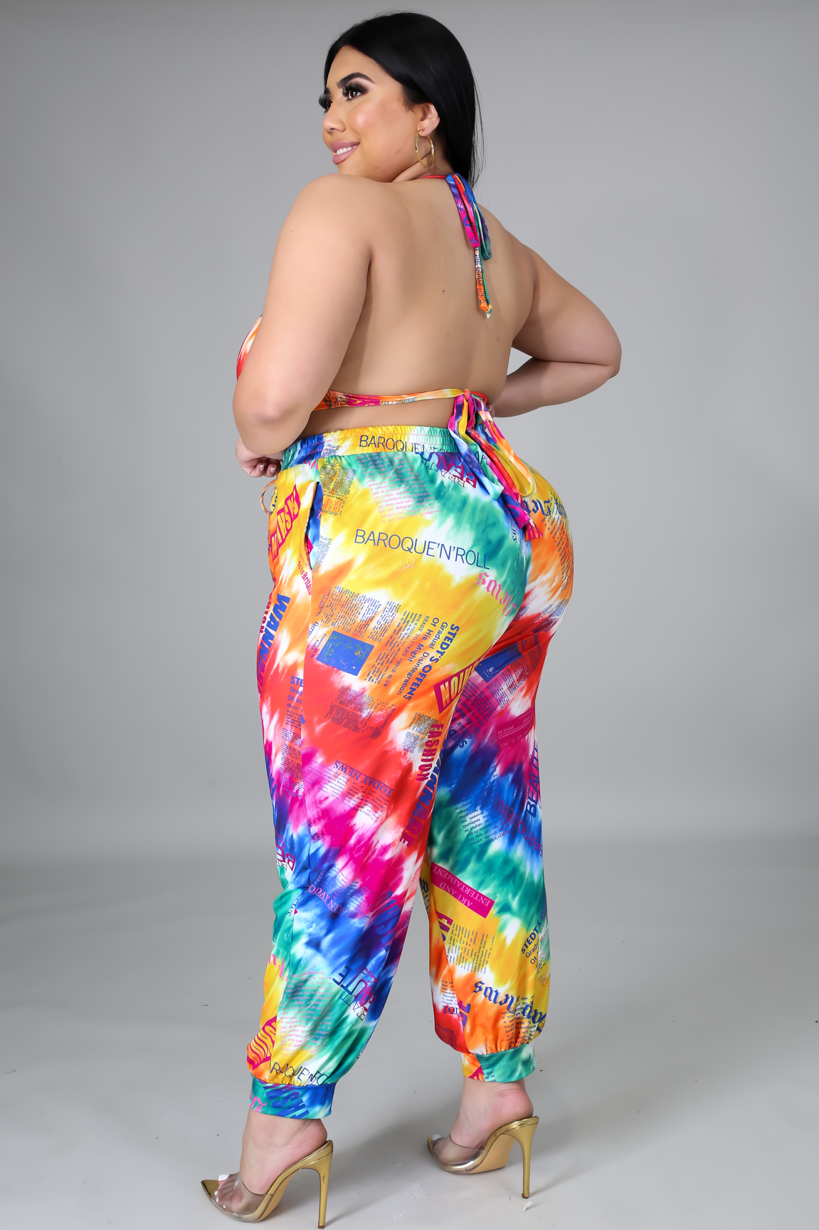 Rainbow 3 piece Jogging Suit (Mask not included)